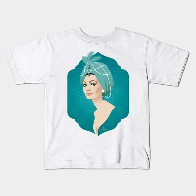 Arabesque Kids T-Shirt by AlejandroMogolloArt